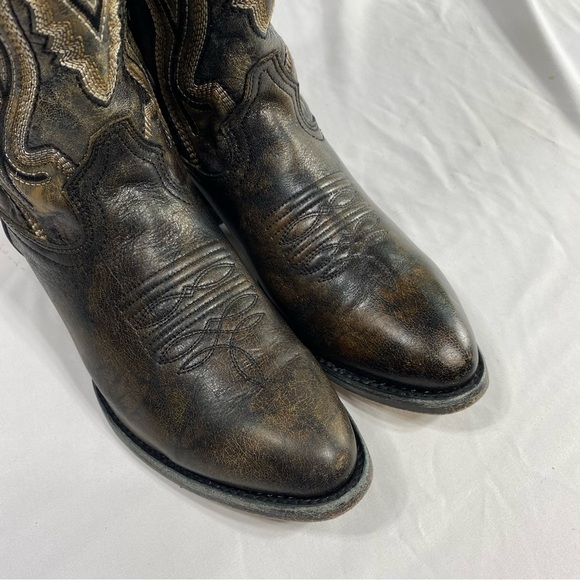 Corral Black Embroidered J Toe Men’s C3808 Leather Western Boot 8D - Picture 2 of 11